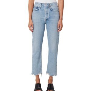 Agolde Riley crop jeans